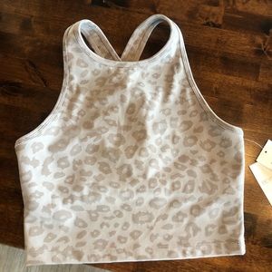 Beyond yoga Leapard print sports bra